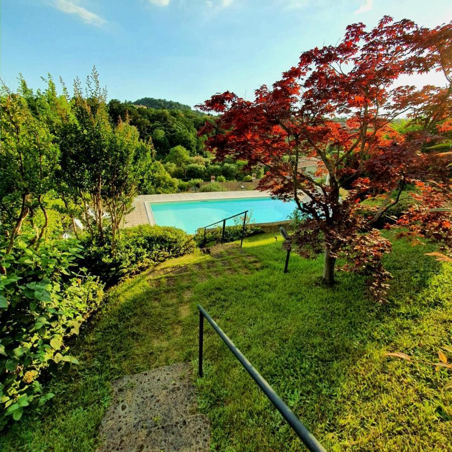 Appartamento Stropea Con Giardino Privato E Piscina Soiano Del Lago Exterior foto